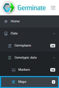 Genotypic maps menu item